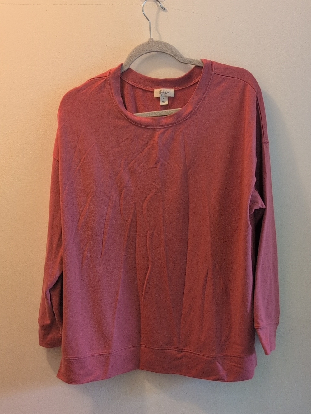 Wilted Rose Long Sleeve Women's Top